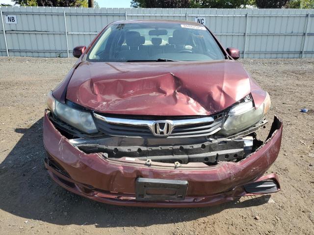 2HGFB2F8XCH608073 - 2012 HONDA CIVIC EX MAROON photo 5