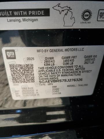 5GAEVBRS7SJ276326 - 2025 BUICK ENCLAVE SPORT TOURING BLACK photo 14