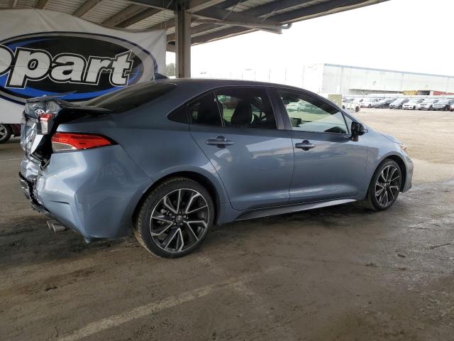 JTDS4MCE6N3506613 - 2022 TOYOTA COROLLA SE 蓝色 照片 3