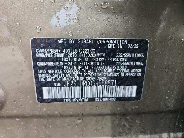 JF2SLDRC0SH558571 - 2025 SUBARU FORESTER LIMITED Жасыл фото 14