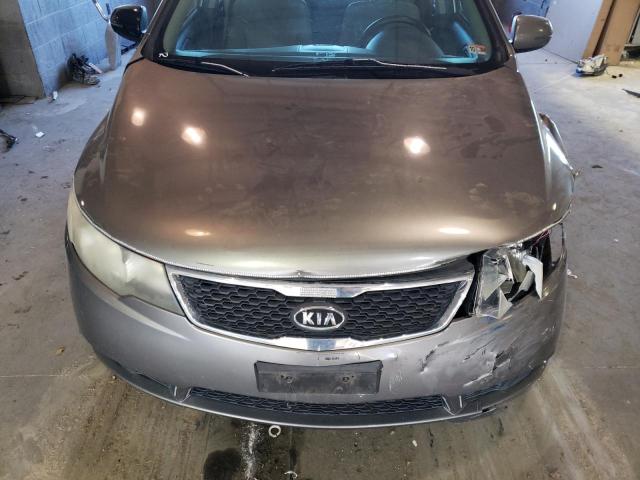 KNAFU4A26C5644838 - 2012 KIA FORTE EX GRAY photo 11