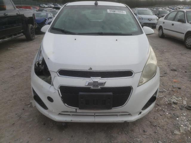 KL8CB6S99EC480690 - 2014 CHEVROLET SPARK LS WHITE photo 5