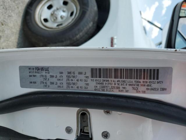 1C6RR7ST1JS291800 - 2018 RAM 1500 ST Blanco foto 12