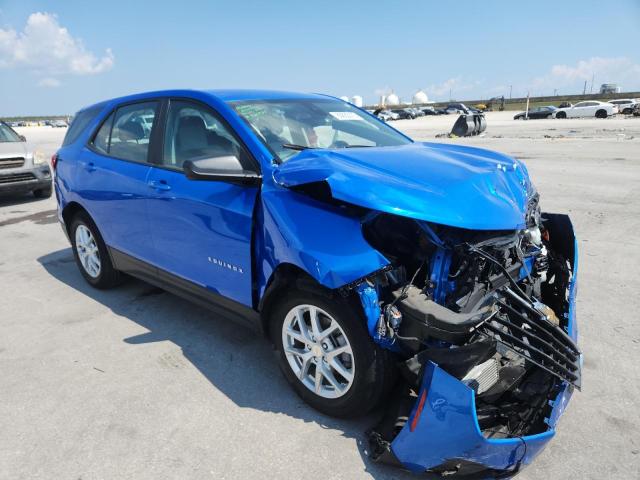 3GNAXHEGXRL161385 - 2024 CHEVROLET EQUINOX LS BLUE photo 4