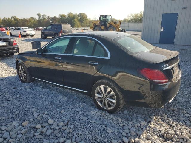 55SWF8EB1KU313384 - 2019 MERCEDES-BENZ C 300 4MATIC BLACK photo 2