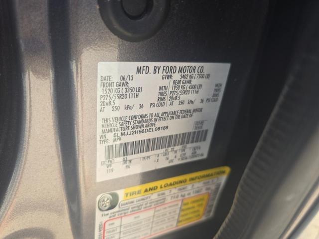 5LMJJ2H56DEL08188 - 2013 LINCOLN NAVIGATOR ნაცრისფერი ფოტო 10