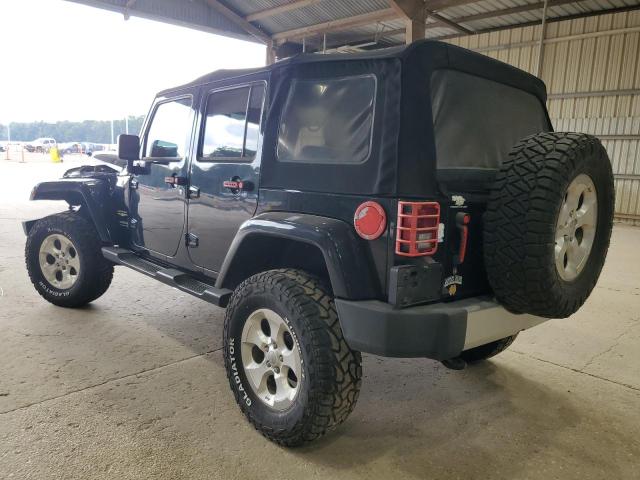 1C4BJWEGXFL667308 - 2015 JEEP WRANGLER U SAHARA BLACK photo 2