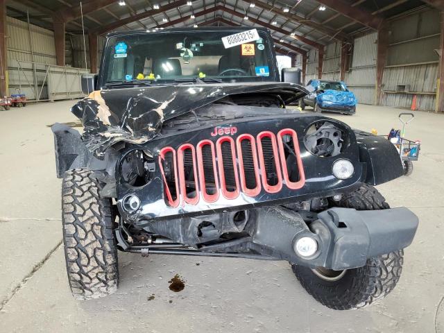 1C4BJWEGXFL667308 - 2015 JEEP WRANGLER U SAHARA BLACK photo 5