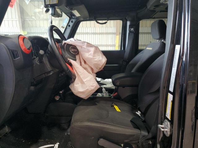 1C4BJWEGXFL667308 - 2015 JEEP WRANGLER U SAHARA BLACK photo 7