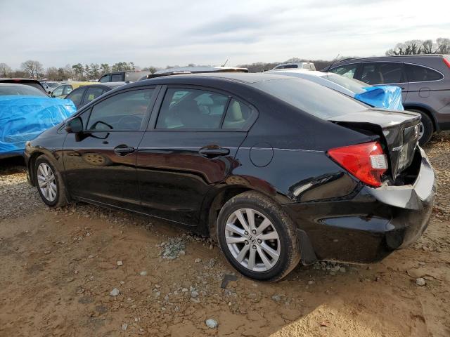 2HGFB2F95CH569448 - 2012 HONDA CIVIC EXL შავი ფოტო 2