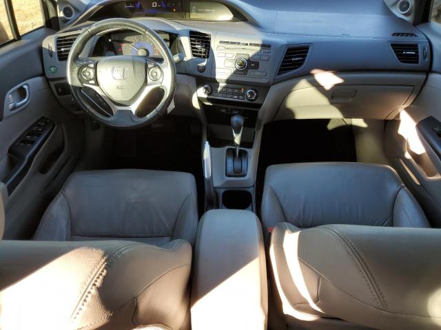 2HGFB2F95CH569448 - 2012 HONDA CIVIC EXL შავი ფოტო 8