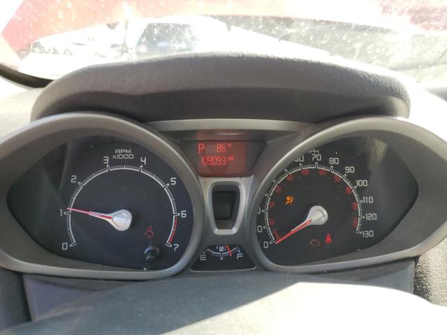 3FADP4EJ4CM183657 - 2012 FORD FIESTA SE წითელი ფოტო 9