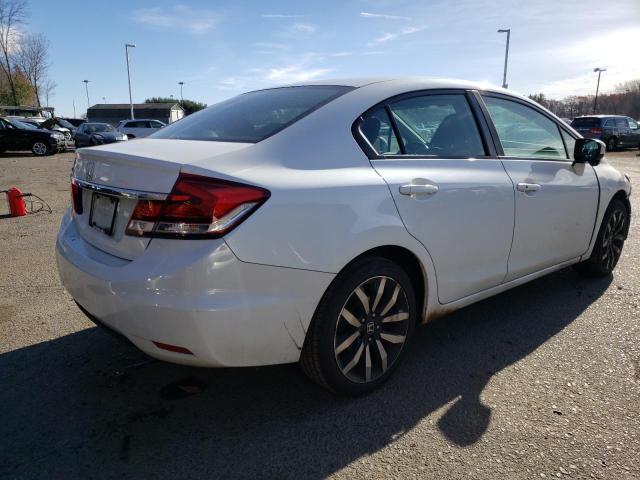 19XFB2F99FE215771 - 2015 HONDA CIVIC EXL თეთრი ფოტო 3