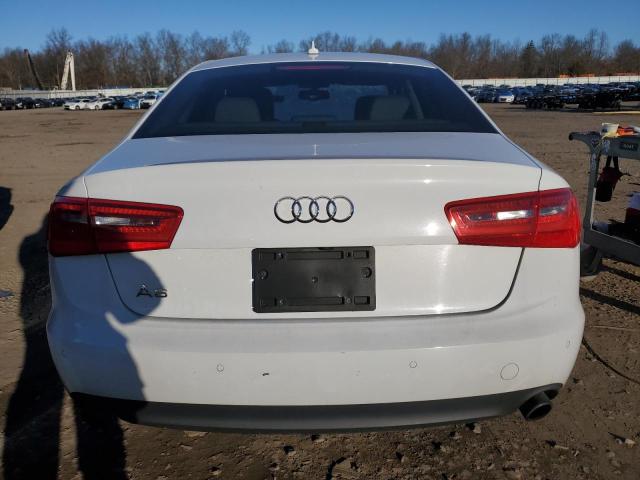 WAUGFAFC5EN041767 - 2014 AUDI A6 PREMIUM PLUS WHITE photo 6