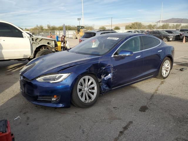 5YJSA1E20GF138428 - 2016 TESLA MODEL S ლურჯი ფოტო 1