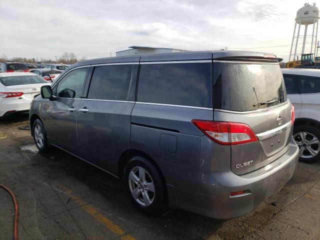 JN8AE2KP2F9120368 - 2015 NISSAN QUEST S GRAY photo 2