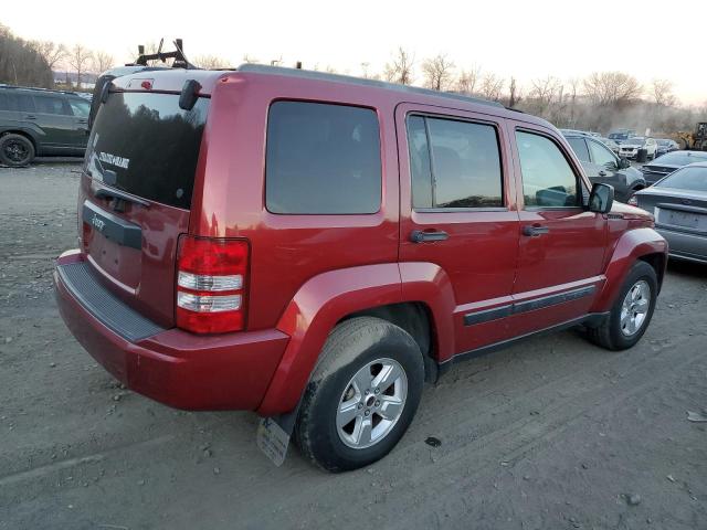 1C4PJMAK6CW129770 - 2012 JEEP LIBERTY SPORT RED photo 3