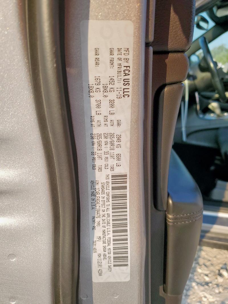 1C4RJFAG4LC184476 - 2020 JEEP GRAND CHER LAREDO 银色 照片 13