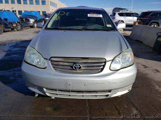 1NXBR32E84Z313316 - 2004 TOYOTA COROLLA CE SILVER photo 5