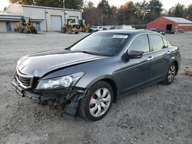 1HGCP36818A080035 - 2008 HONDA ACCORD EXL GRAY photo 1