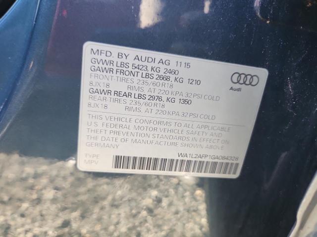 WA1L2AFP1GA084328 - 2016 AUDI Q5 PREMIUM PLUS Blau Foto 13