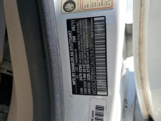 WDDLJ7DB5CA025429 - 2012 MERCEDES-BENZ CLS 550 白色 照片 12