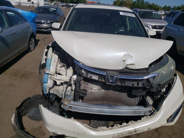 5J6RM4H5XFL014654 - 2015 HONDA CR-V EX თეთრი ფოტო 5