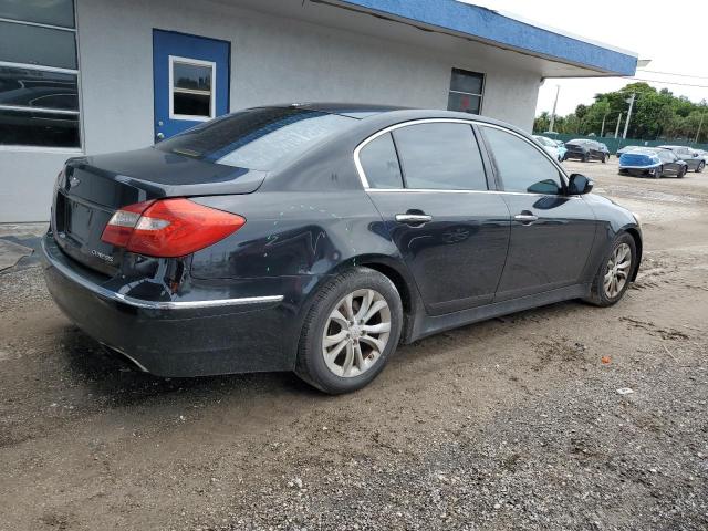 KMHGC4DD4CU196706 - 2012 HYUNDAI GENESIS 3.8L 黑色 照片 3