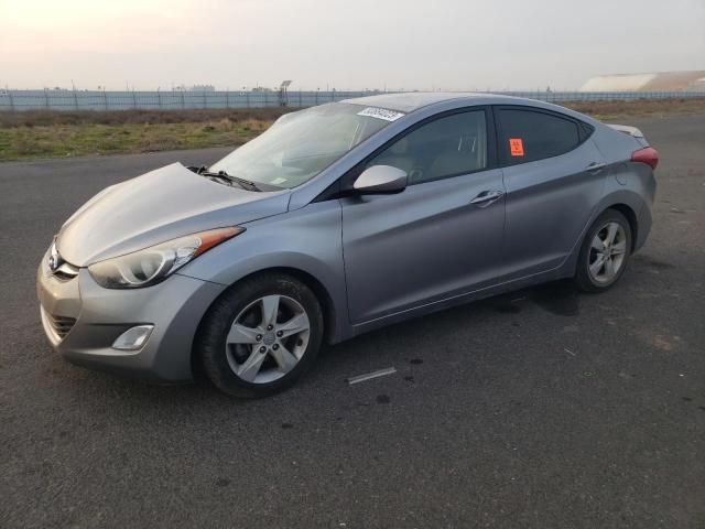 KMHDH4AE4DU739006 - 2013 HYUNDAI ELANTRA GLS SILVER photo 1