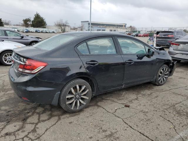 19XFB2F94FE083423 - 2015 HONDA CIVIC EXL Կապույտ լուսանկար 3