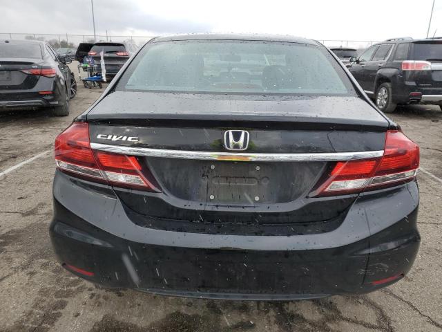 19XFB2F94FE083423 - 2015 HONDA CIVIC EXL Կապույտ լուսանկար 6