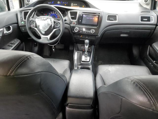19XFB2F94FE083423 - 2015 HONDA CIVIC EXL Կապույտ լուսանկար 8