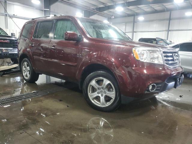 5FNYF4H57DB053780 - 2013 HONDA PILOT EXL MAROON photo 4