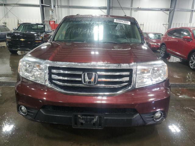 5FNYF4H57DB053780 - 2013 HONDA PILOT EXL MAROON photo 5