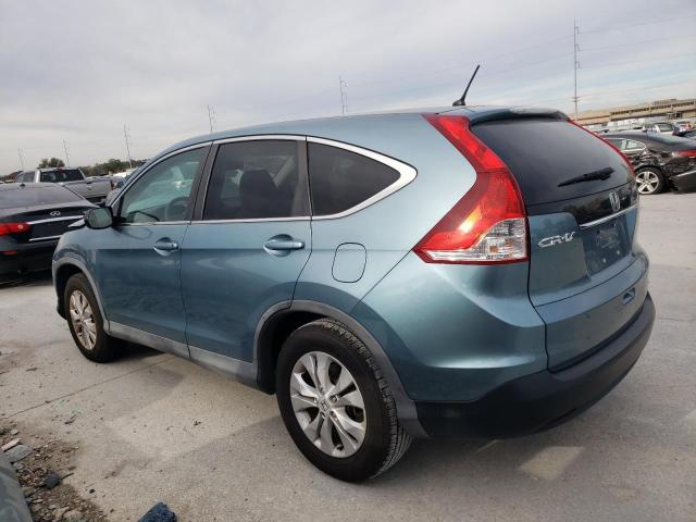 2HKRM3H5XEH502831 - 2014 HONDA CR-V EX TURQUOISE photo 2