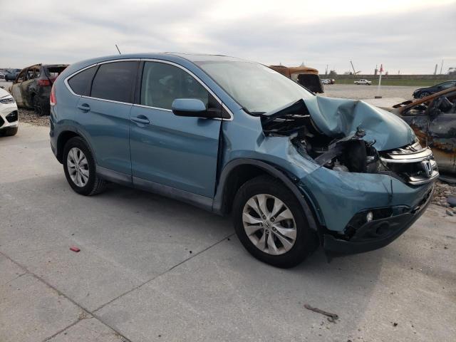 2HKRM3H5XEH502831 - 2014 HONDA CR-V EX TURQUOISE photo 4