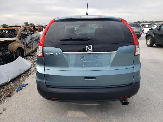 2HKRM3H5XEH502831 - 2014 HONDA CR-V EX TURQUOISE photo 6