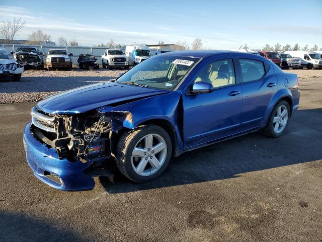 1C3CDZCB6DN682219 - 2013 DODGE AVENGER SXT BLUE photo 1