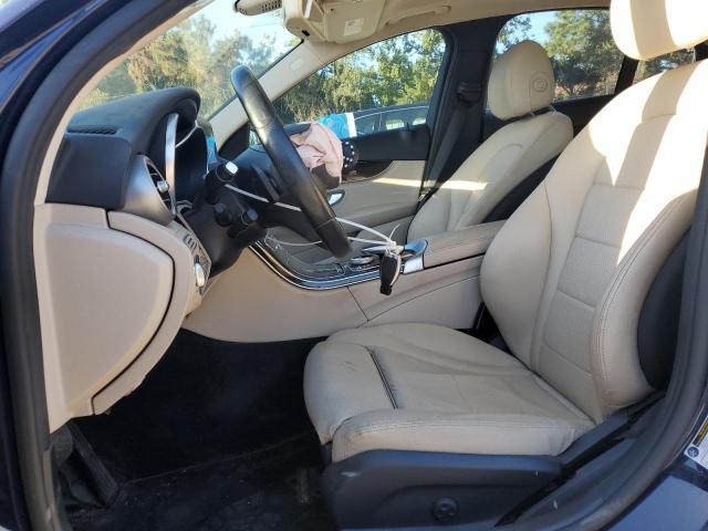 55SWF4KB2GU115174 - 2016 MERCEDES-BENZ C 300 4MATIC BLUE photo 7