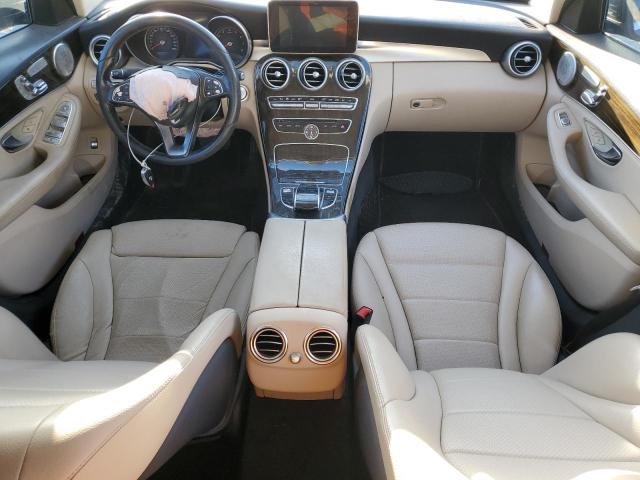 55SWF4KB2GU115174 - 2016 MERCEDES-BENZ C 300 4MATIC BLUE photo 8