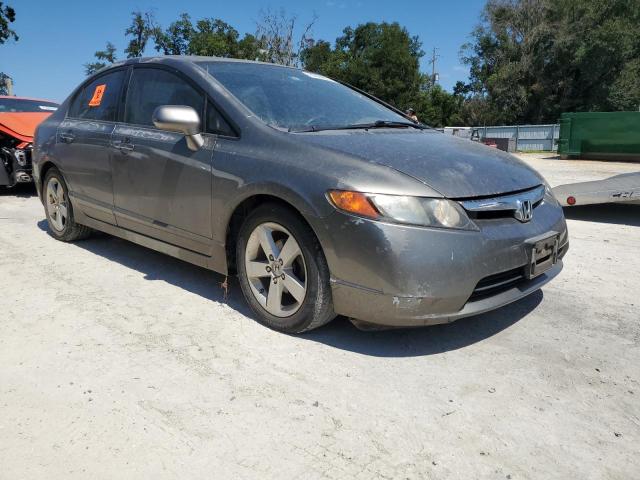 2HGFA15858H505505 - 2008 HONDA CIVIC EX GRAY photo 4