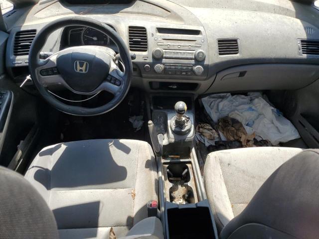 2HGFA15858H505505 - 2008 HONDA CIVIC EX GRAY photo 8