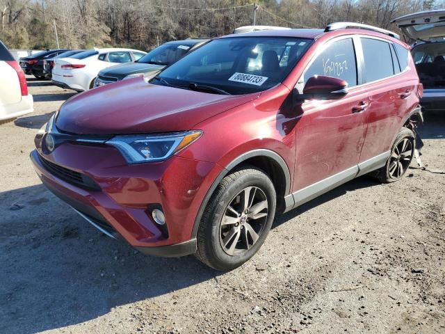 2T3WFREV1JW443983 - 2018 TOYOTA RAV4 ADVENTURE RED photo 1