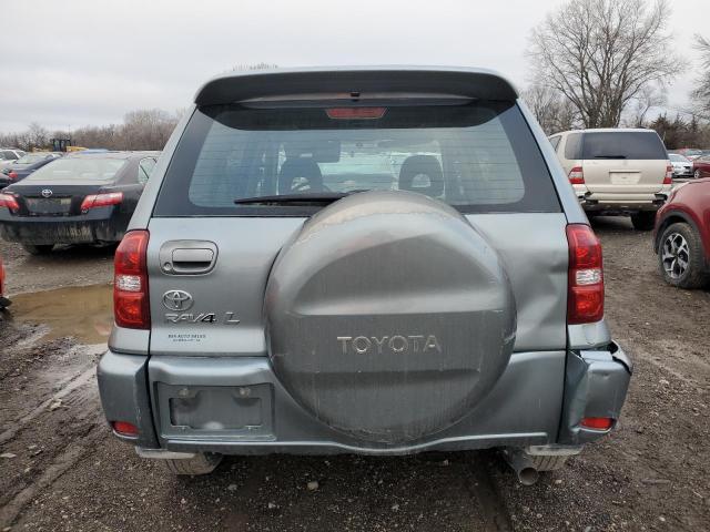 JTEGD20V540017209 - 2004 TOYOTA RAV4 GRAY photo 6