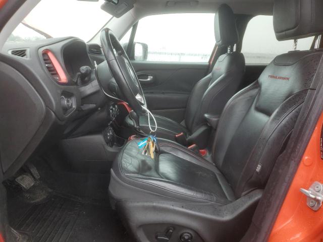 ZACCJBCT4GPD85823 - 2016 JEEP RENEGADE TRAILHAWK ORANGE photo 7