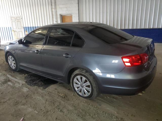 3VW2K7AJ0EM425643 - 2014 VOLKSWAGEN JETTA BASE GRAY photo 2