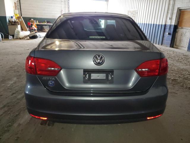 3VW2K7AJ0EM425643 - 2014 VOLKSWAGEN JETTA BASE GRAY photo 6