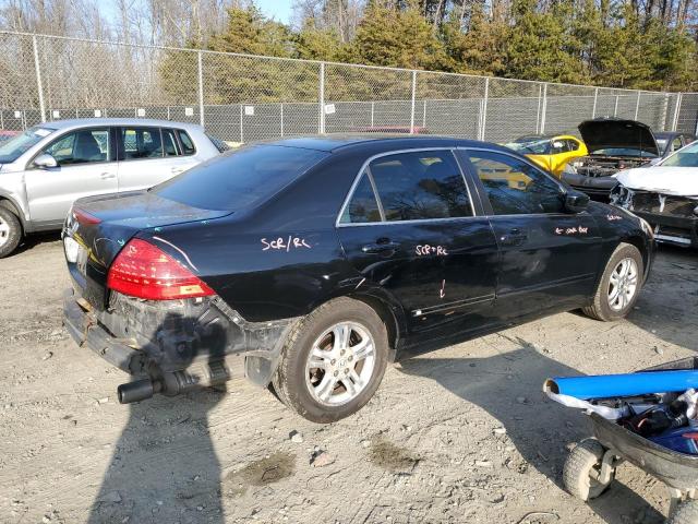 1HGCM56367A134663 - 2007 HONDA ACCORD SE BLACK photo 3