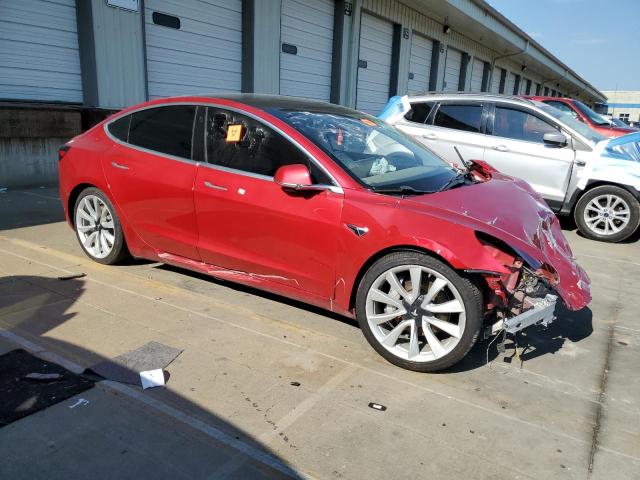 5YJ3E1EA1LF741219 - 2020 TESLA MODEL 3 红色 照片 4