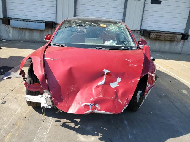 5YJ3E1EA1LF741219 - 2020 TESLA MODEL 3 红色 照片 5